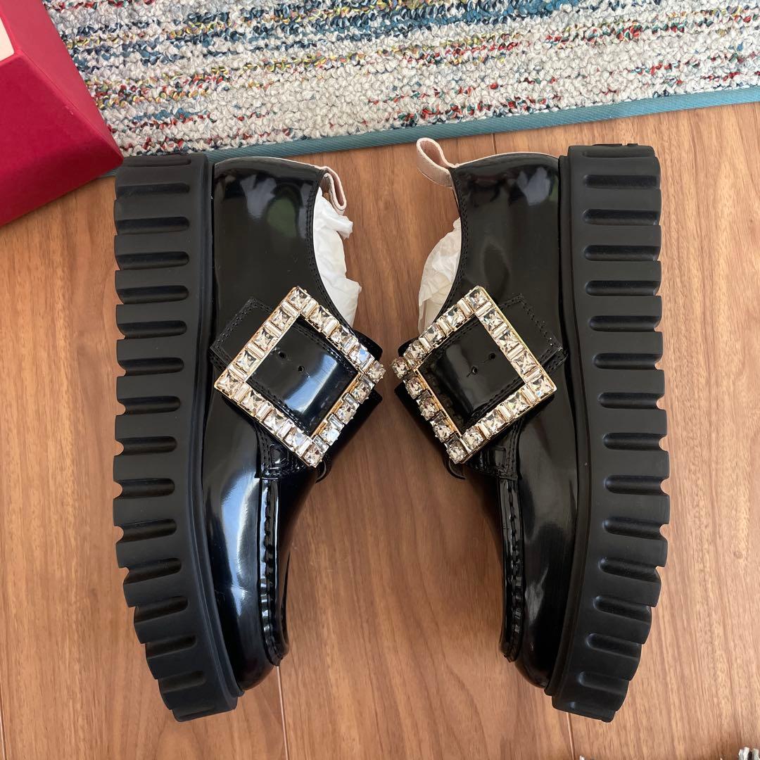 新品 ロジェヴィヴィエ ローファー フラットシューズ 38.5 タキマキ