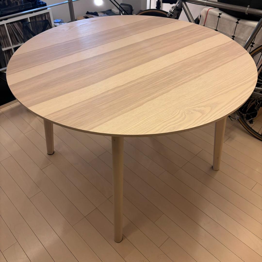 値下げ IKEA LISABO 丸テーブル ※高さ-5cm、送料込み - メルカリ