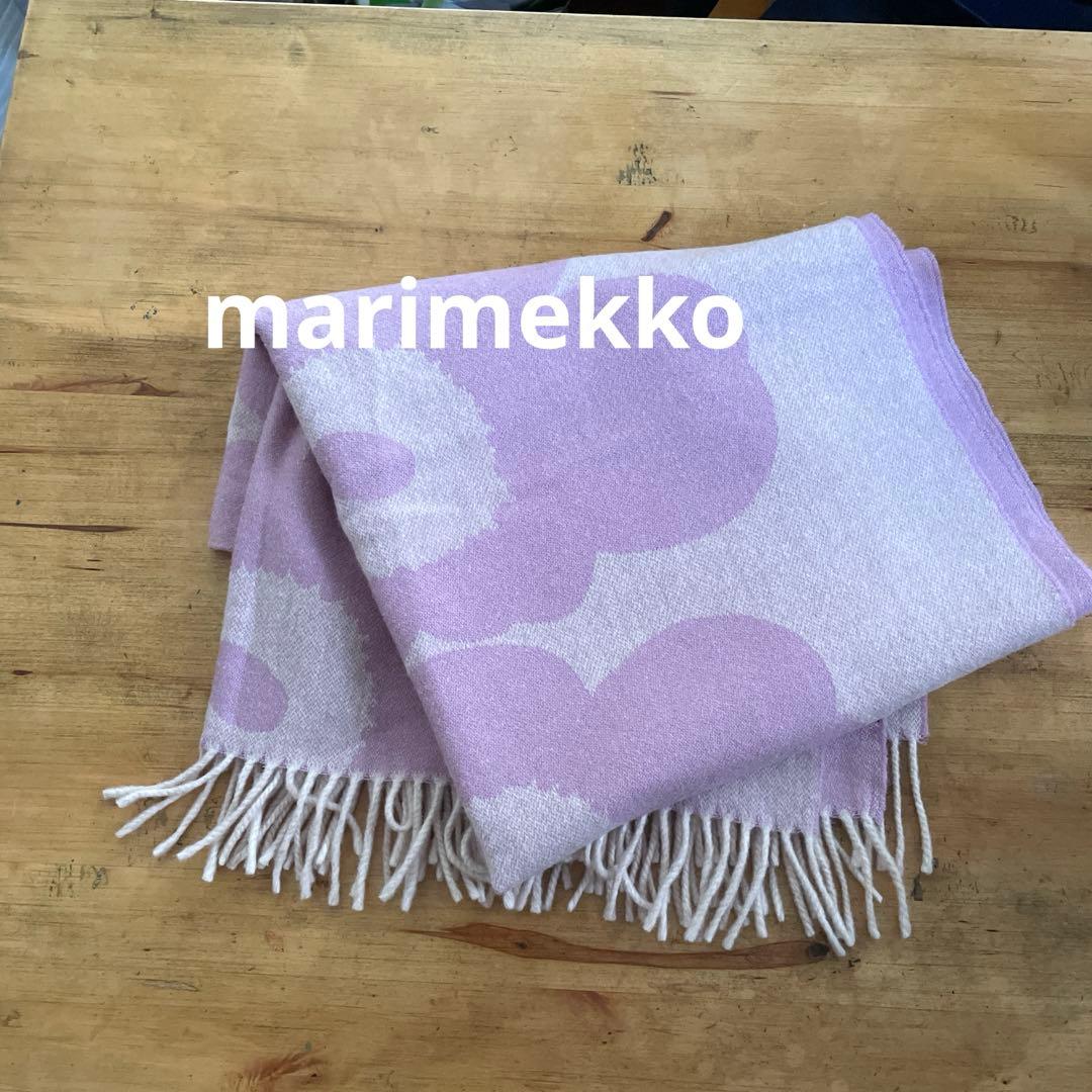 marimekko マフラー ストール ウニッコ ピンクラベンダー マリメッコ 116443.jpg