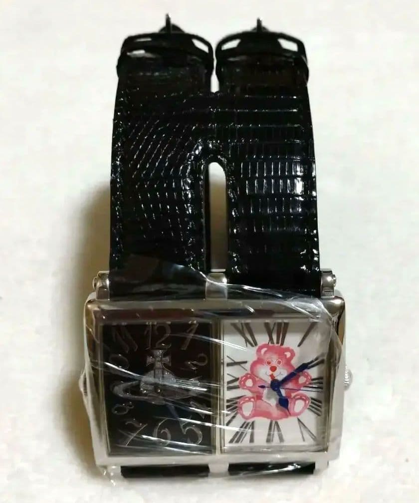 ヴィヴィアンウエストウッド ダブルフェイス 腕時計 レザー オーブ