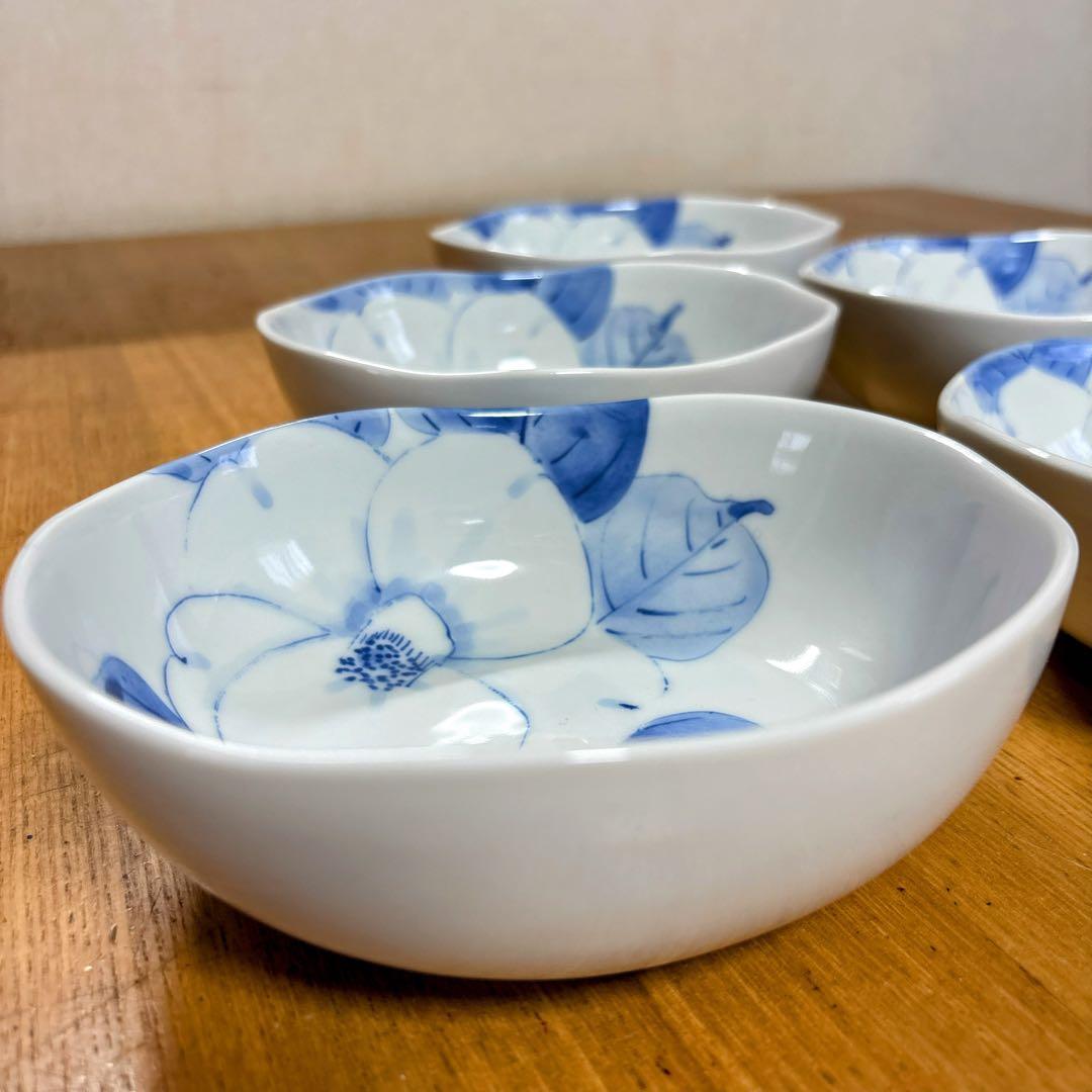 九谷焼　紅椿窯　南恵子　4.8号小鉢　いっぷく碗