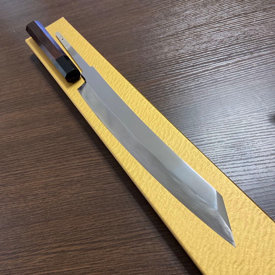 城山刃物 切付柳刃包丁 超鋼スーパー本焼 - メルカリ