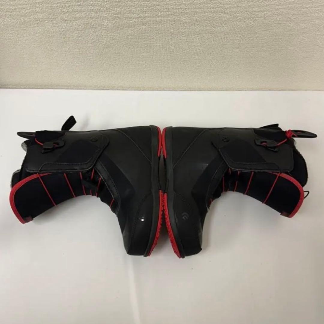 FLUX スノーボードブーツ 女性用 ブラック/レッド 23.0cm