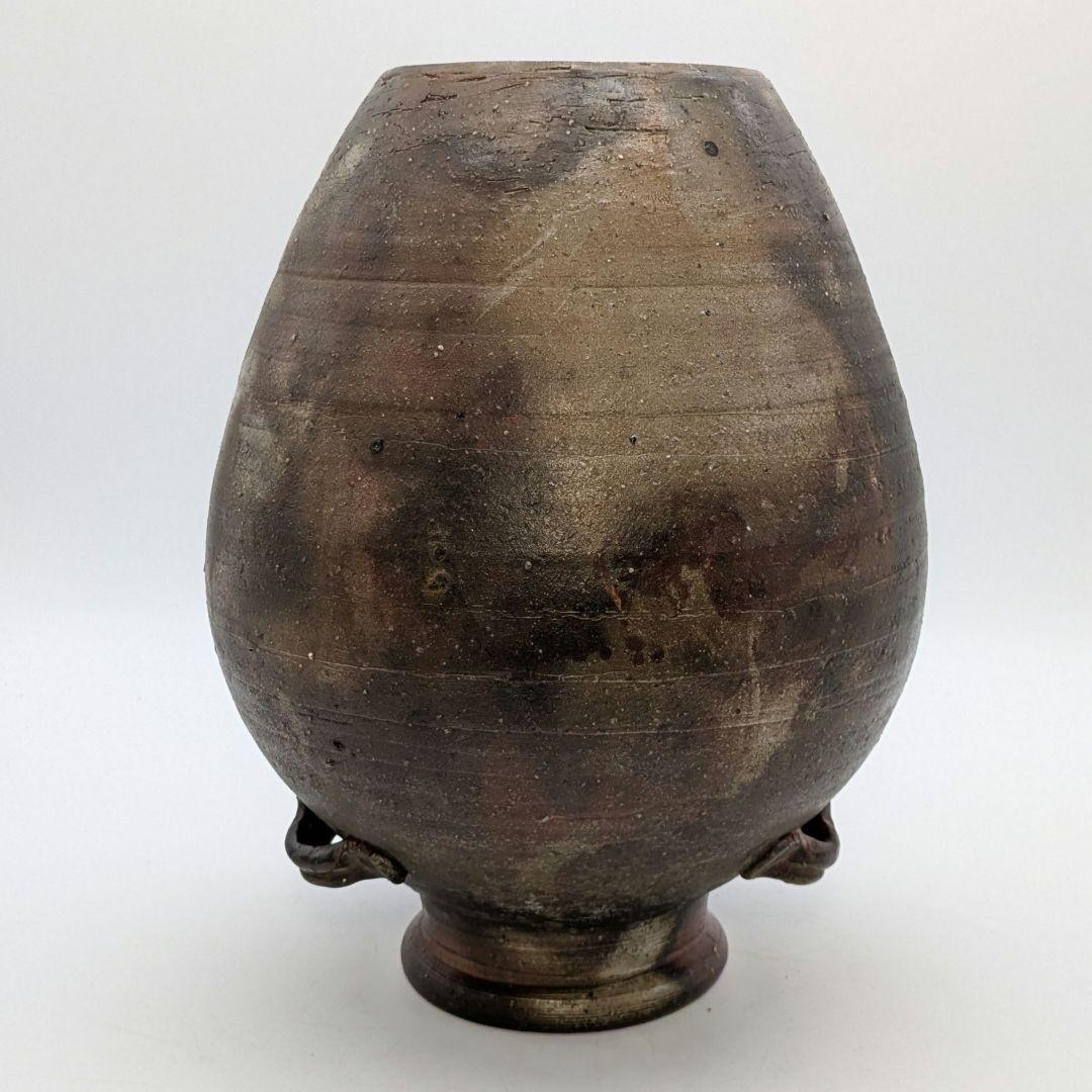 数乗威生 備前焼 三耳壺 三耳壷 花瓶 花器 花入 フラワー