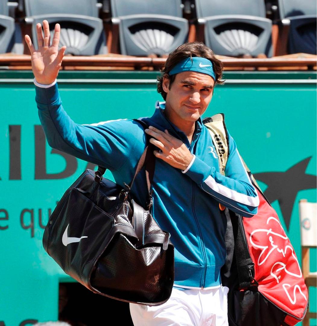 海外モデル 希少！】フェデラー ナイキ 2010年全仏 n98 RFジャケット