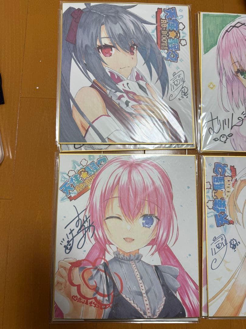 天使 騒々 RE BOOT オフィシャル　色紙６枚セット