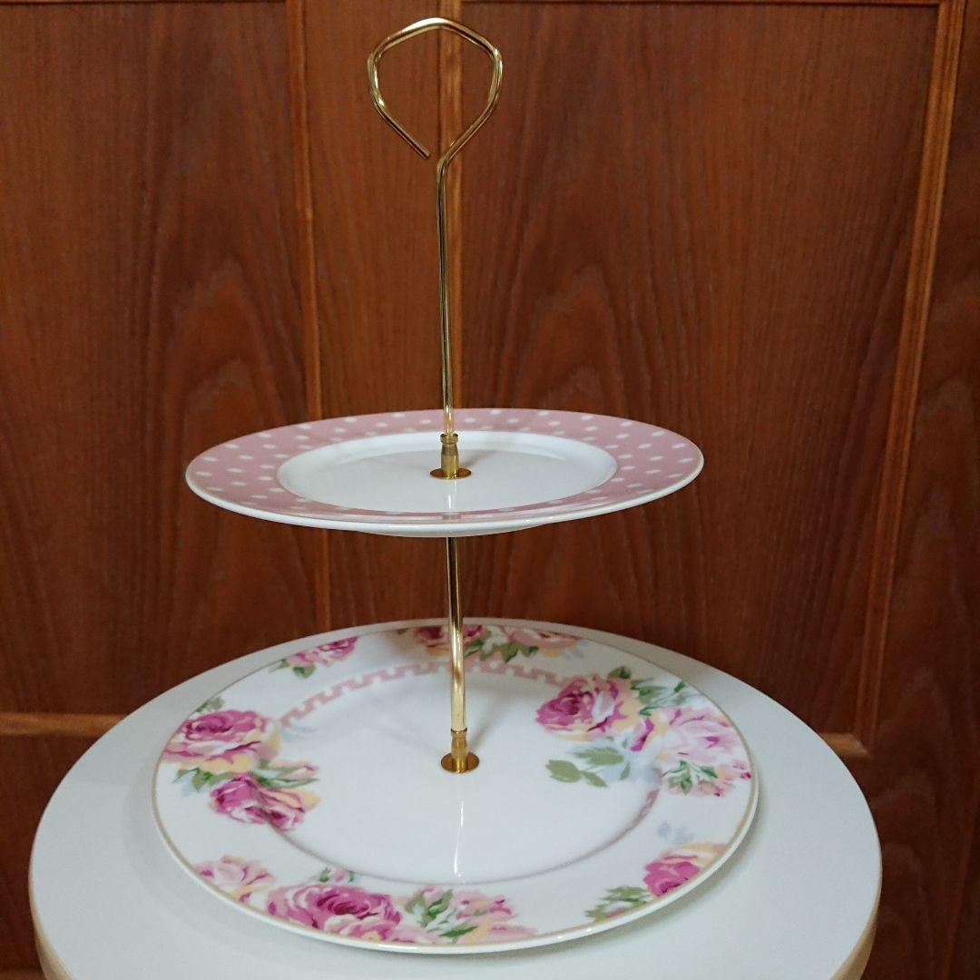 クチュールローズ アフタヌーンティーセット ローラアシュレイ ケーキ