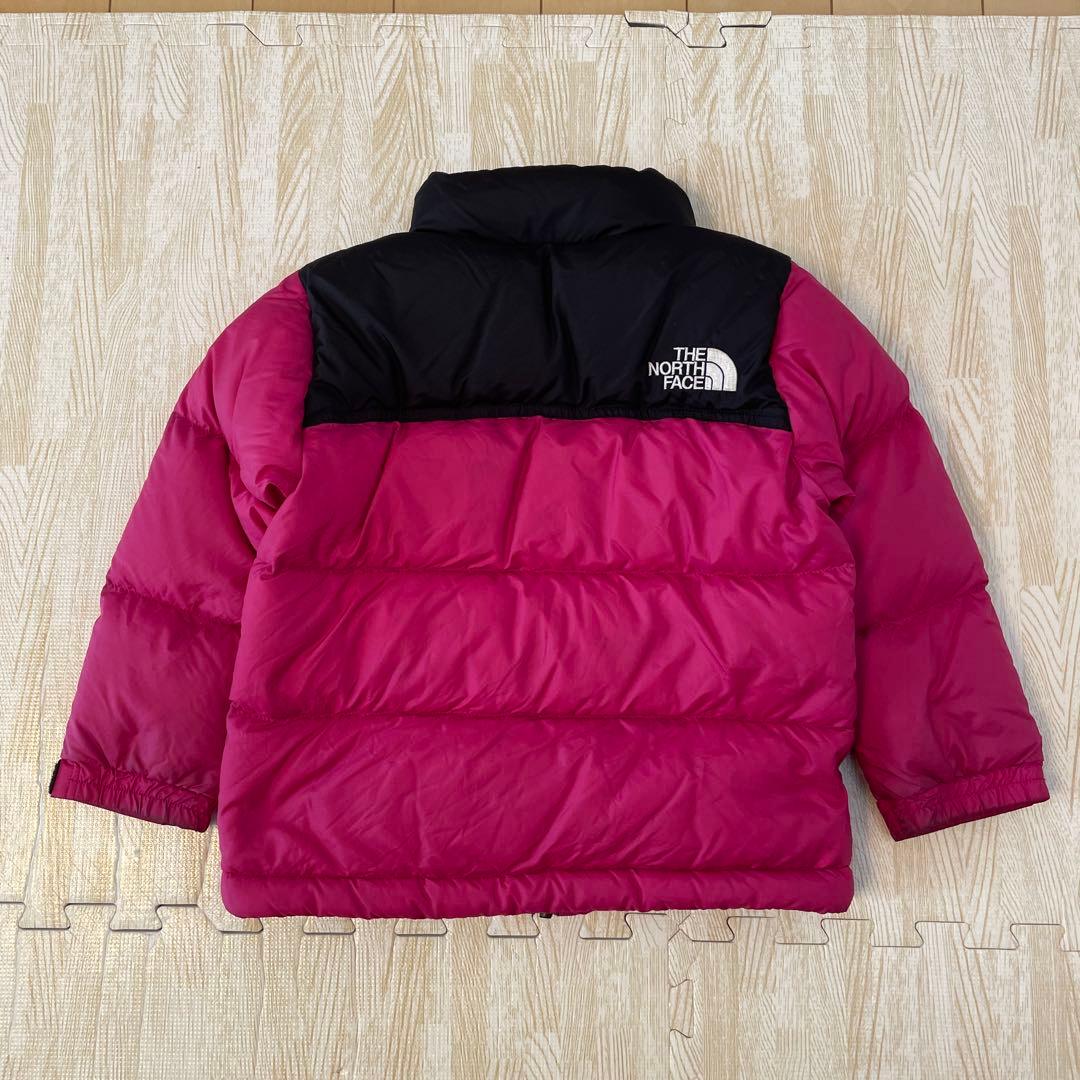THE NORTH FACE ヌプシダウンジャケット 100cm ピンク/黒 - メルカリ