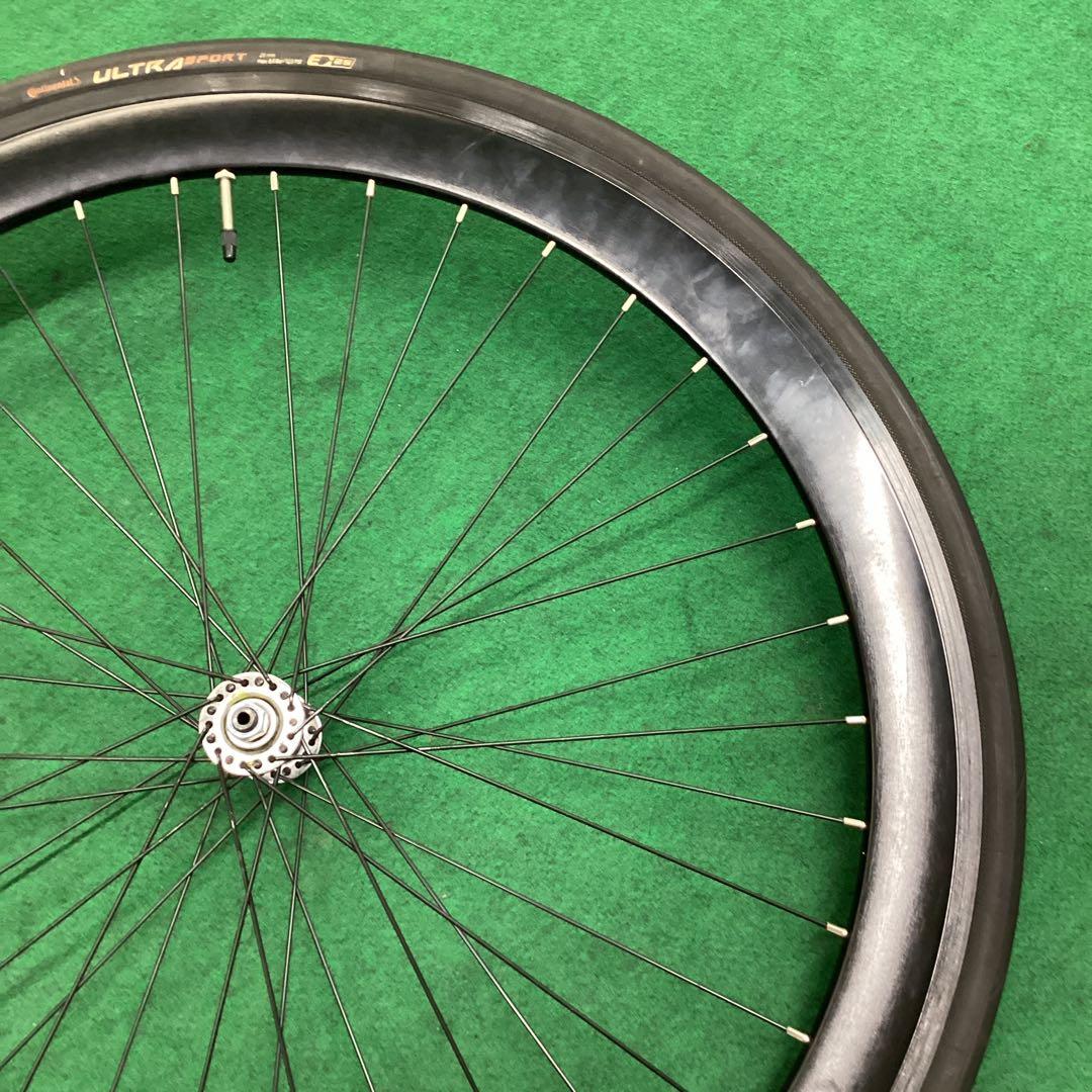 前輪 700x25C タイヤ付 前ホイール 自転車 クイックリリース 自転車