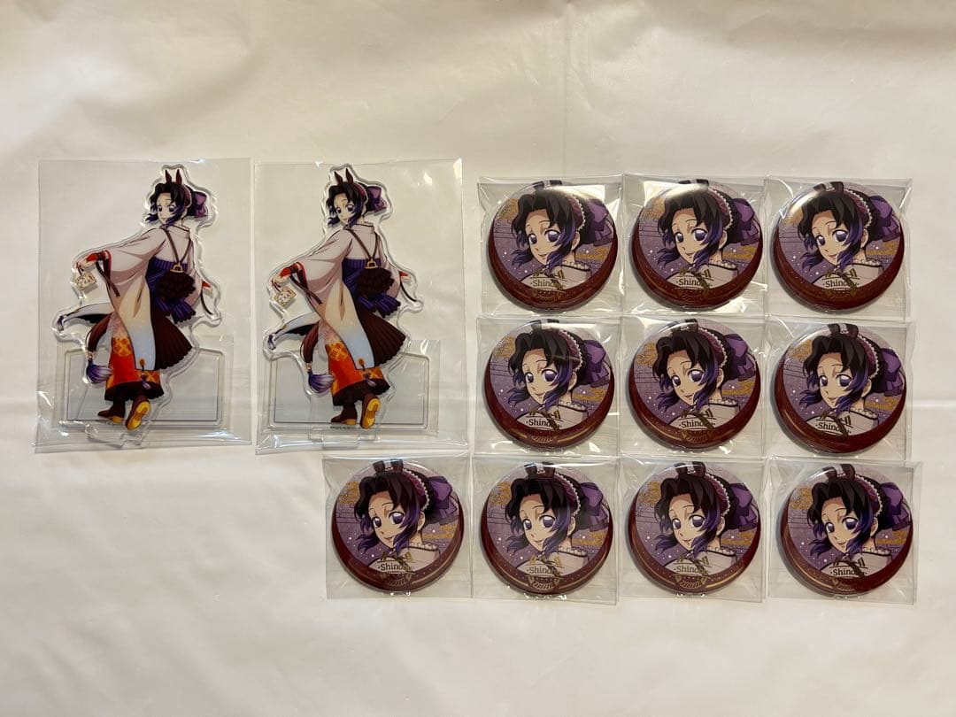 鬼滅の刃 干支 2026 午年 アクリルスタンド 箔押し缶バッジ 胡蝶しのぶ 鬼滅の刃 干支 2026 午年 アクリルスタンド カナヲ しのぶ セット