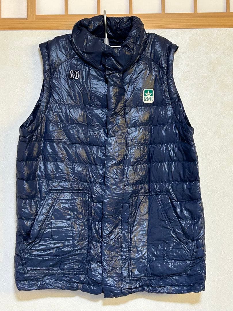 サイズ:7 PEARLY GATES ネイビー ダウンジャケット