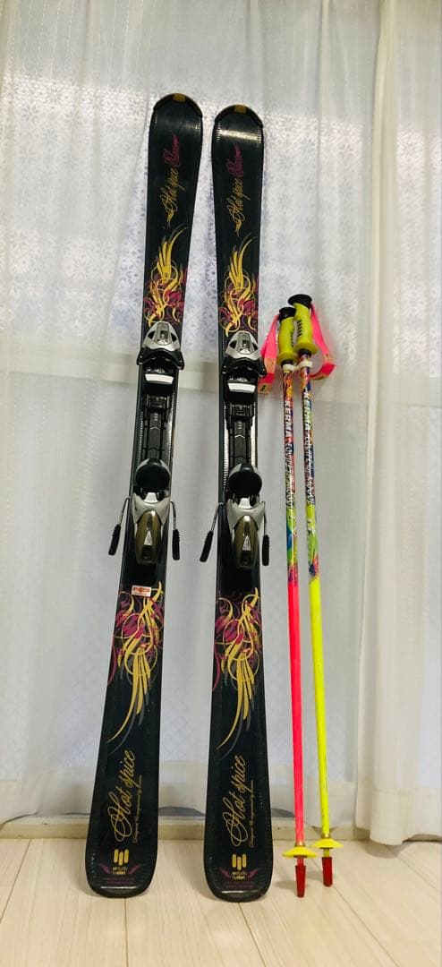 Elan Hot Spice エラン　スキー板153 ポール100付き Elan Hot Spice エラン スキー板153 ポール100付き Elan Hot Spice