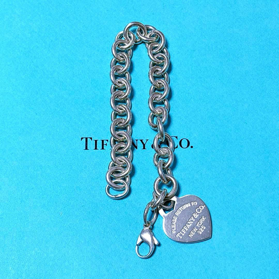 【美品】20.4cm ティファニー リターントゥ ハートタグ ブレスレット SV