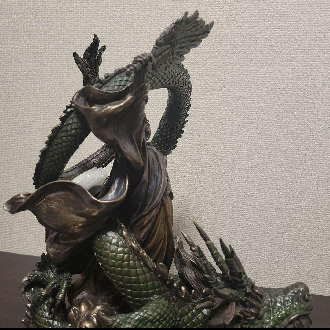 百花三国志 正子公也 諸葛亮孔明 フィギュア ブロンズ風 コールド