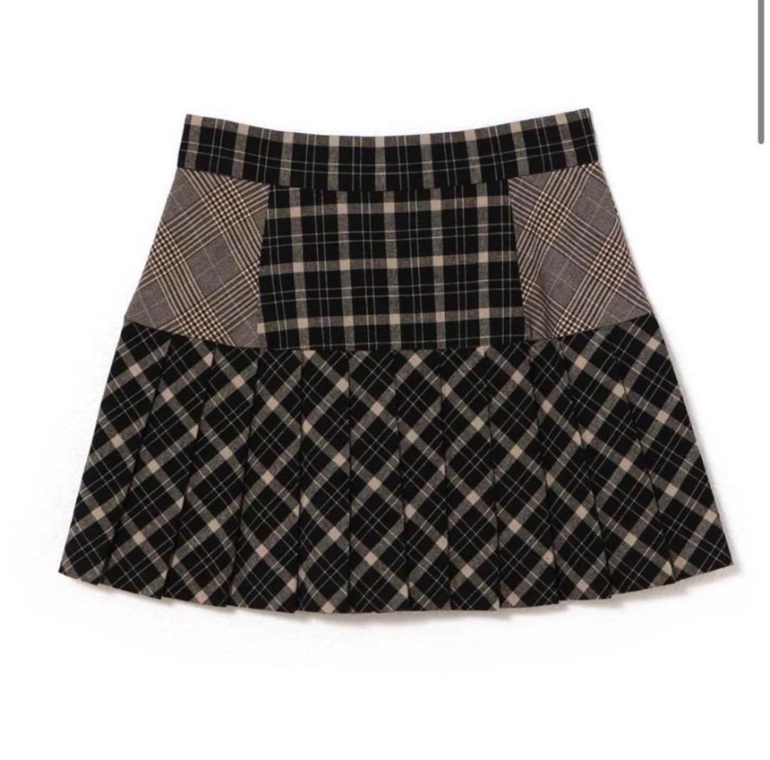 andmary アンドマリー Coco check pleats skirt - メルカリ