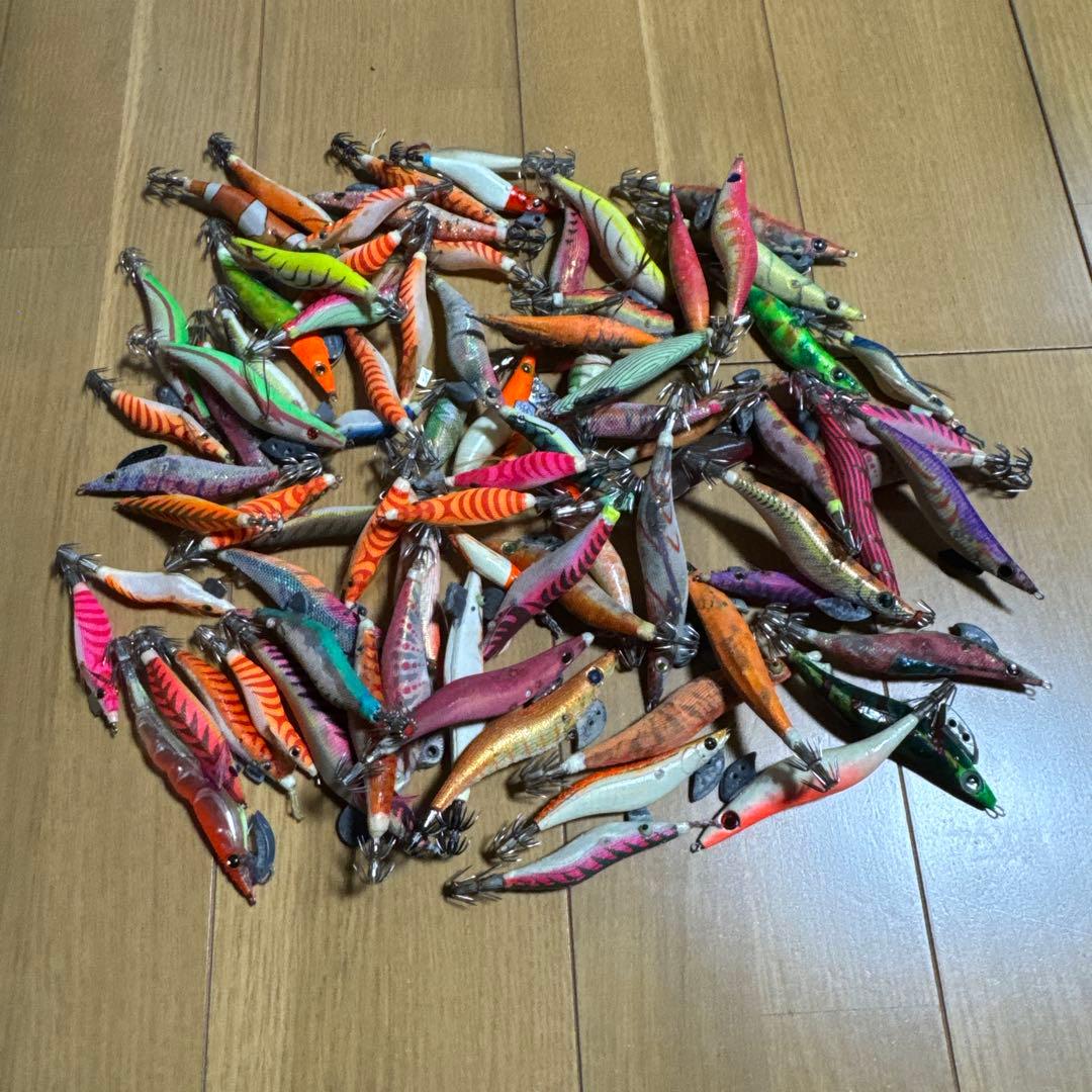 エギ82個セット YAMASHITA（ヤマシタ） エギ王K TRカラー 2.5号 11g Z007オレンジ