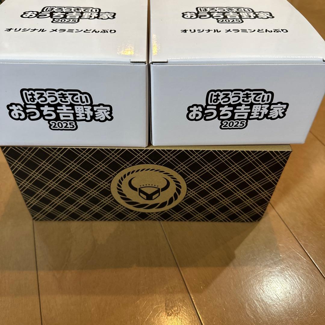 吉野家 はろうきてぃおうちで吉野家2025どんぶり2個 未使用 本日発売】吉野屋×ハローキティちゃんコラボ2025♡牛丼どんぶりが