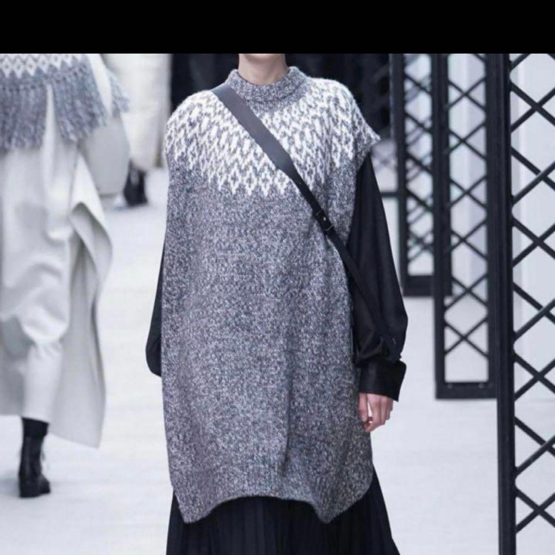 ハイクHYKEニットポンチョベスト 楽天市場】ニット ポンチョ ベスト レディース 秋冬 トレンド ニット