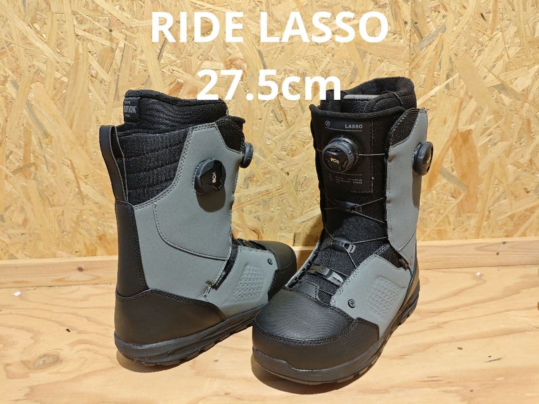 RIDE LASSO27.5ライド ラッソ スノーボードブーツ　ダブルボアboa 24-25 RIDE/ライド LASSO PRO ラッソプロ メンズ ブーツ ダブルボア