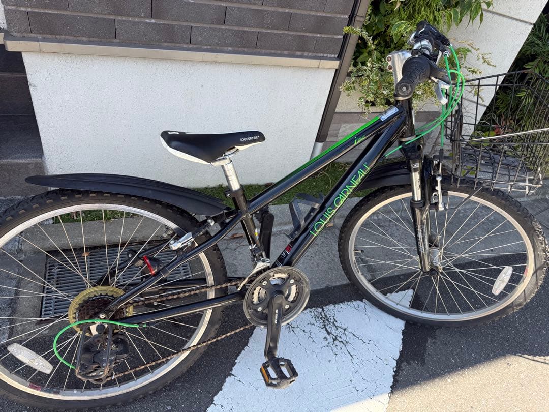 ルイガノ　キッズサイクル ブラック/グリーン LOUIS GARNEAU / ルイガノ / K18 lite / キッズバイク