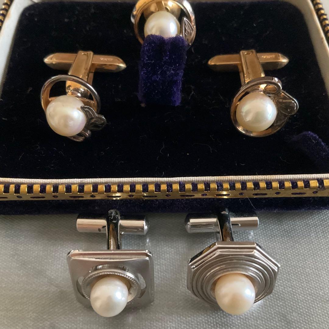 ネクタイピン カフスボタン おまとめ 菊花紋 ダンヒル 七宝焼(佐野