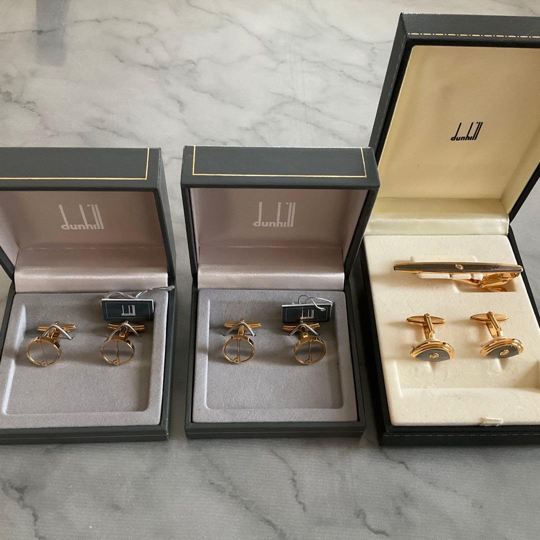 ネクタイピン カフスボタン おまとめ 菊花紋 ダンヒル 七宝焼(佐野