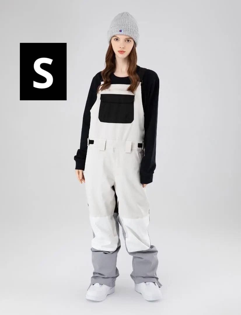 【当日発送】【新品】スノーボード ウェア ビブパンツ メンズ レディース S スノーボードウェア メンズ レディース ビブパンツ つなぎ