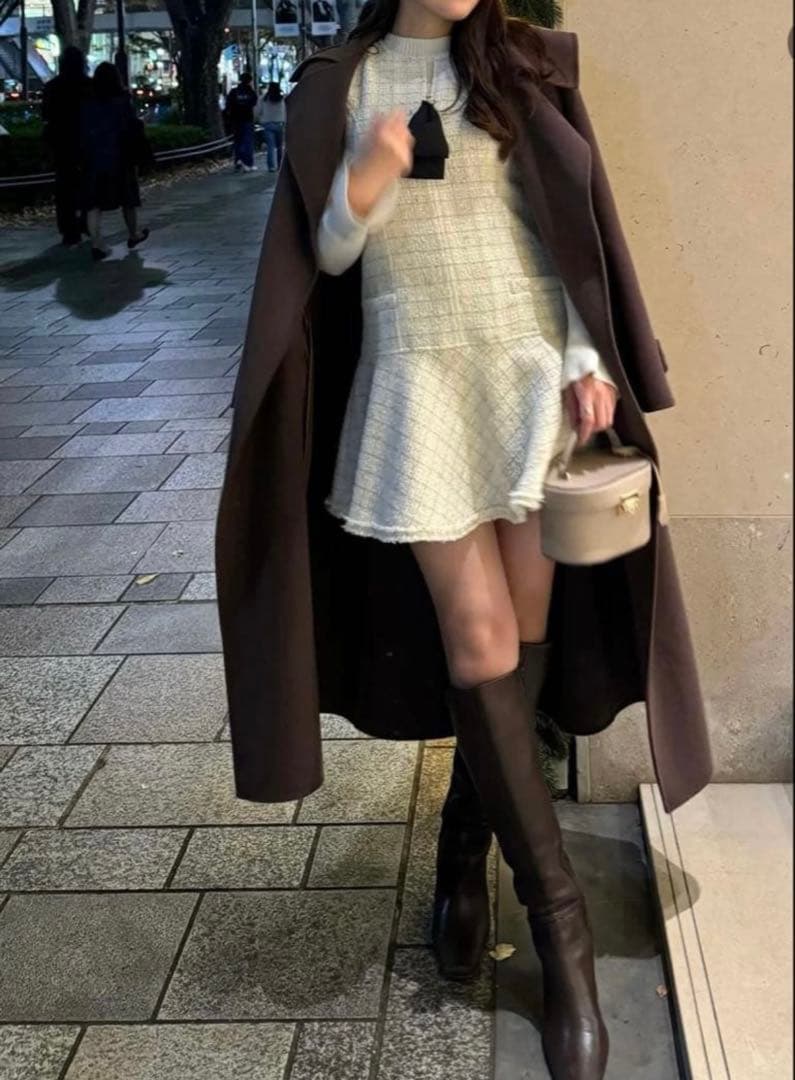 Herlipto Victoria Tweed Jumper Dress - メルカリ