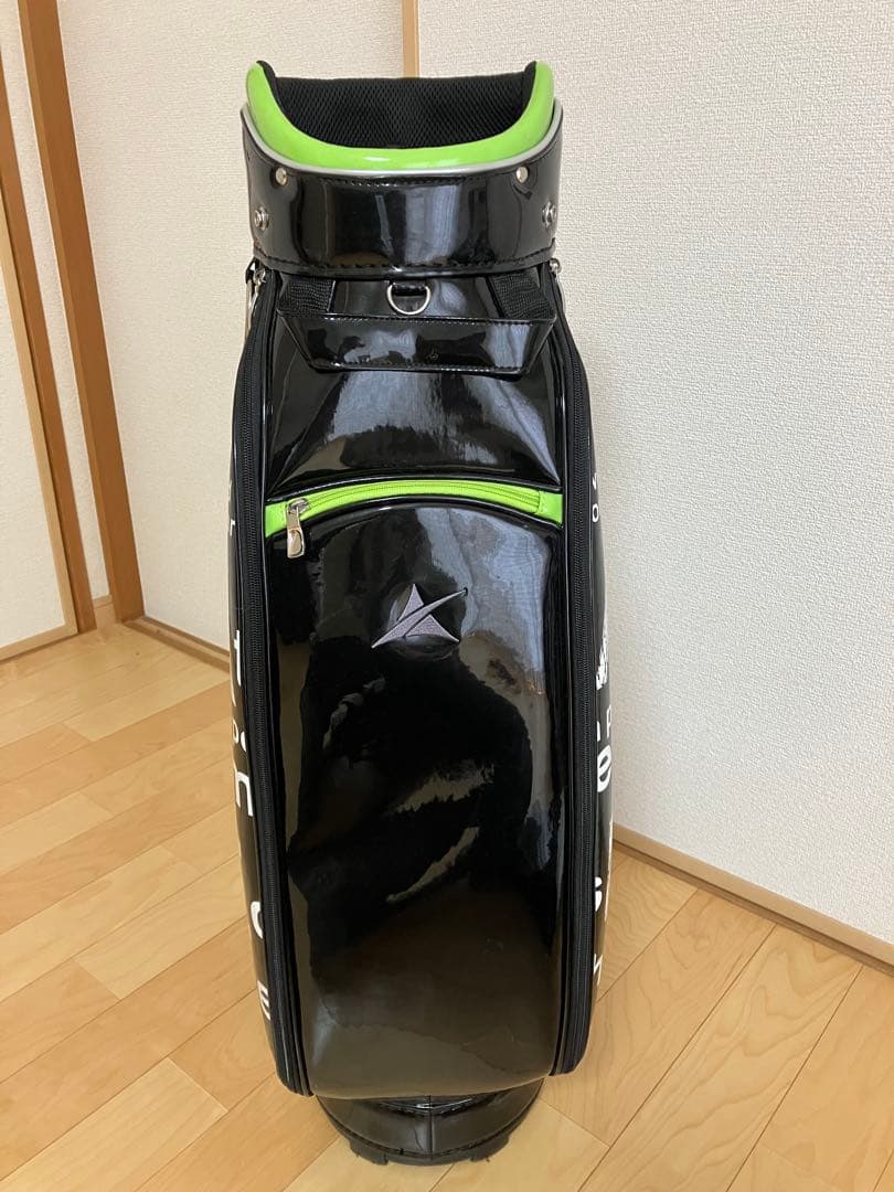 値下！ゴルフ キャディバッグ アクセル メンズ エナメル系 AXEL