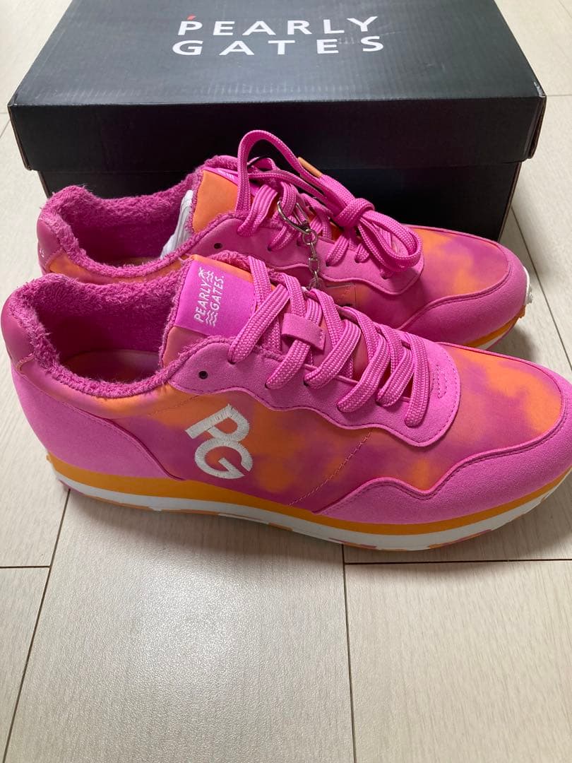 新品)PEARLY GATES レディース ゴルフ シューズ サイズ25.0 PEARLY