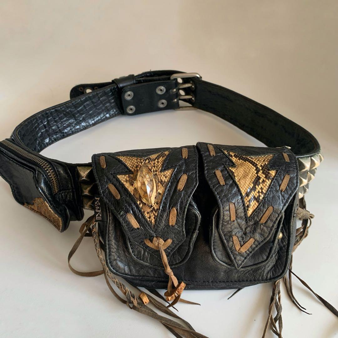 KMRii Snake STUDS WAIST BAG ケムリ ウエスト バッグ - メルカリ