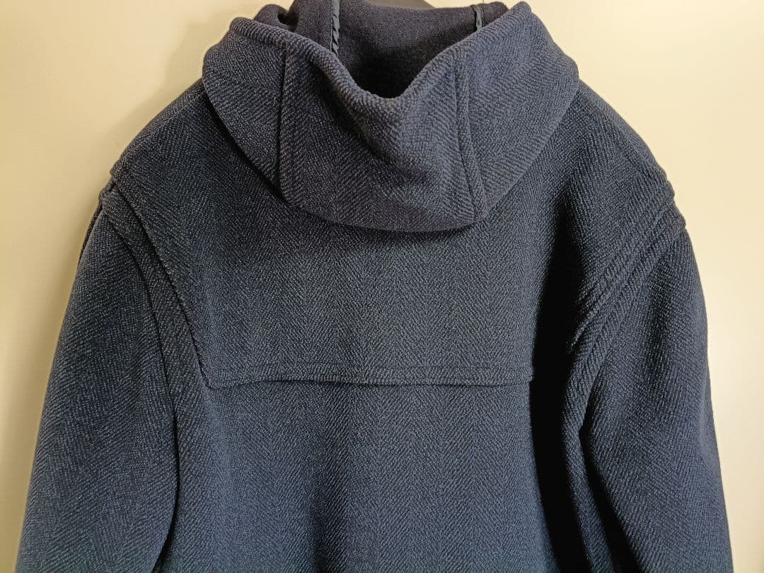 グローバーオール ヘリンボーン ダッフルコ ート 水牛トグル gbus36