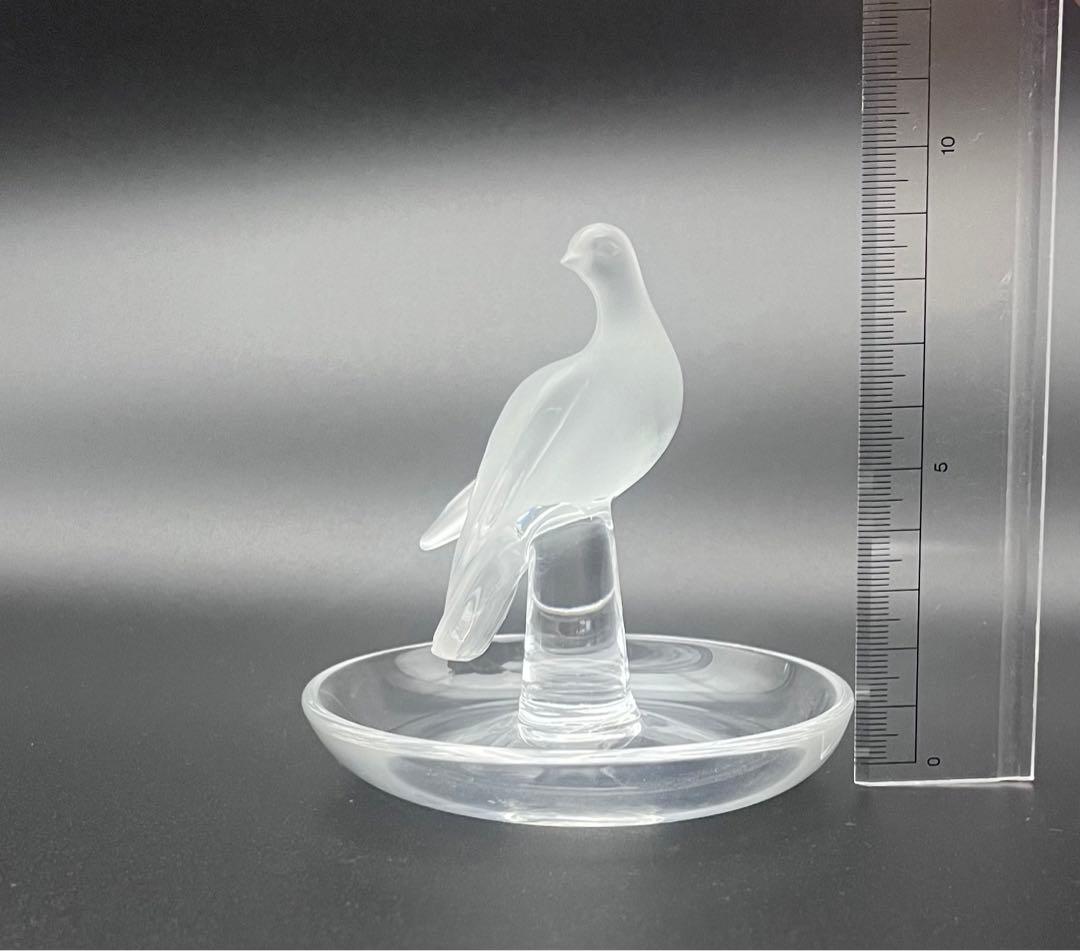ラリックLalique 鳩のリングトレイ•アクセサリー小物入れ ラリック