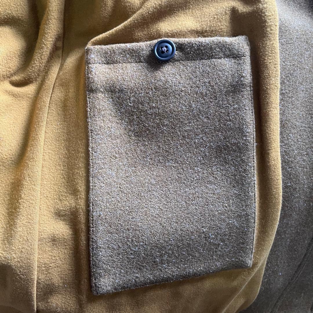 美品 エルエルビーン シグネチャー メルトン ウール モッズコート 筆記