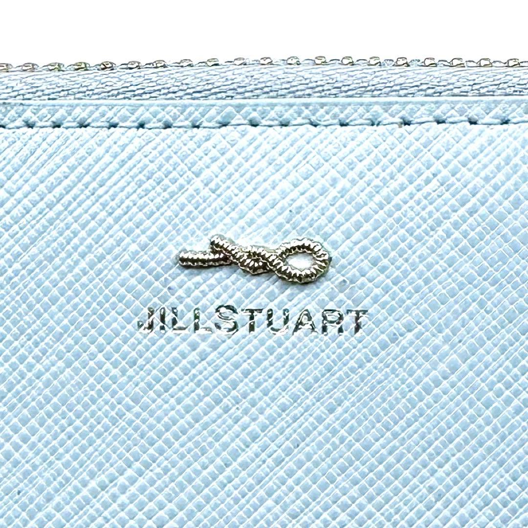 未使用✨ジルスチュアート グローリア 長財布 L字ZIP レザー アイス