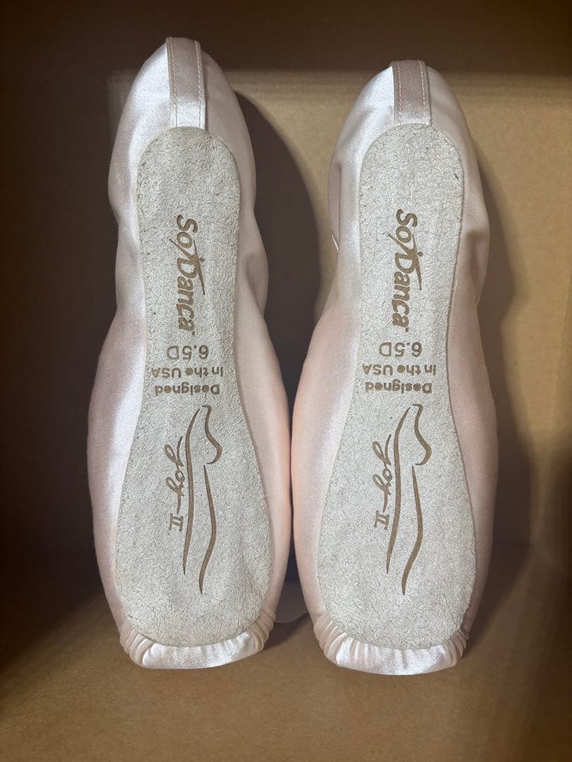 SoDanca P324 JOY II トゥシューズ 6.5D ピンク