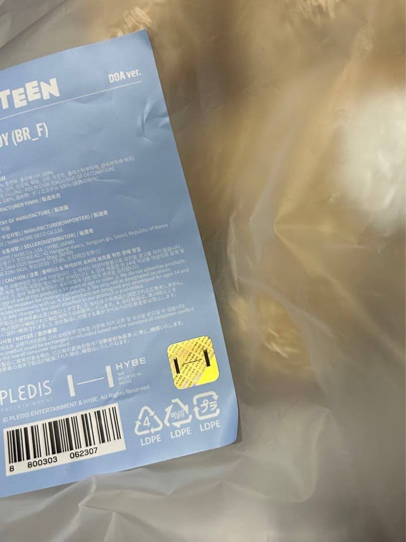 SEVENTEEN MINITEEN ドア DOA ぬいぐるみ プラッシュトイ