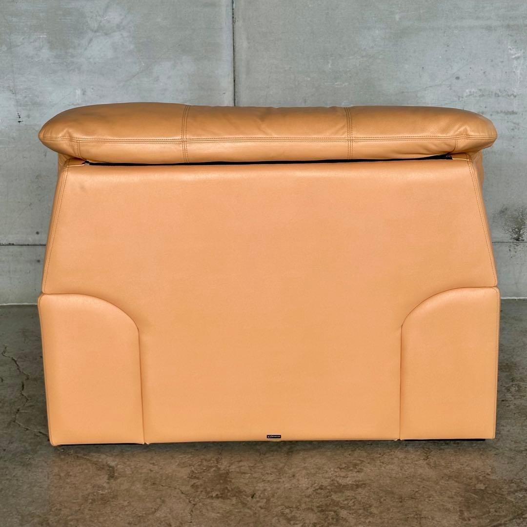 マルニ木工 maruni レザーソファ ✦ベージュ 本革 大型リラックスチェア