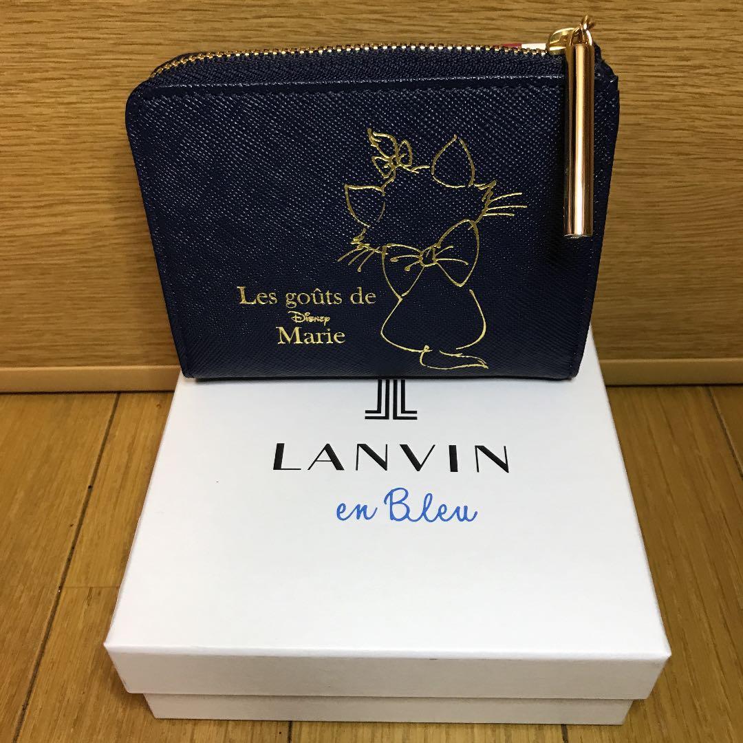 ディズニー LANVIN en Bleu マリーちゃん 財布 ウォレット - メルカリ