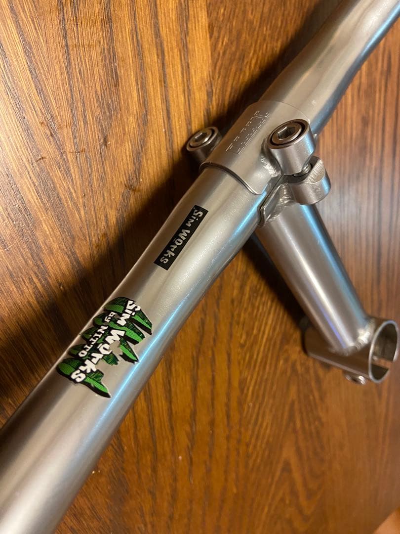 シムワークス クロモリ ハンドルバーのみ