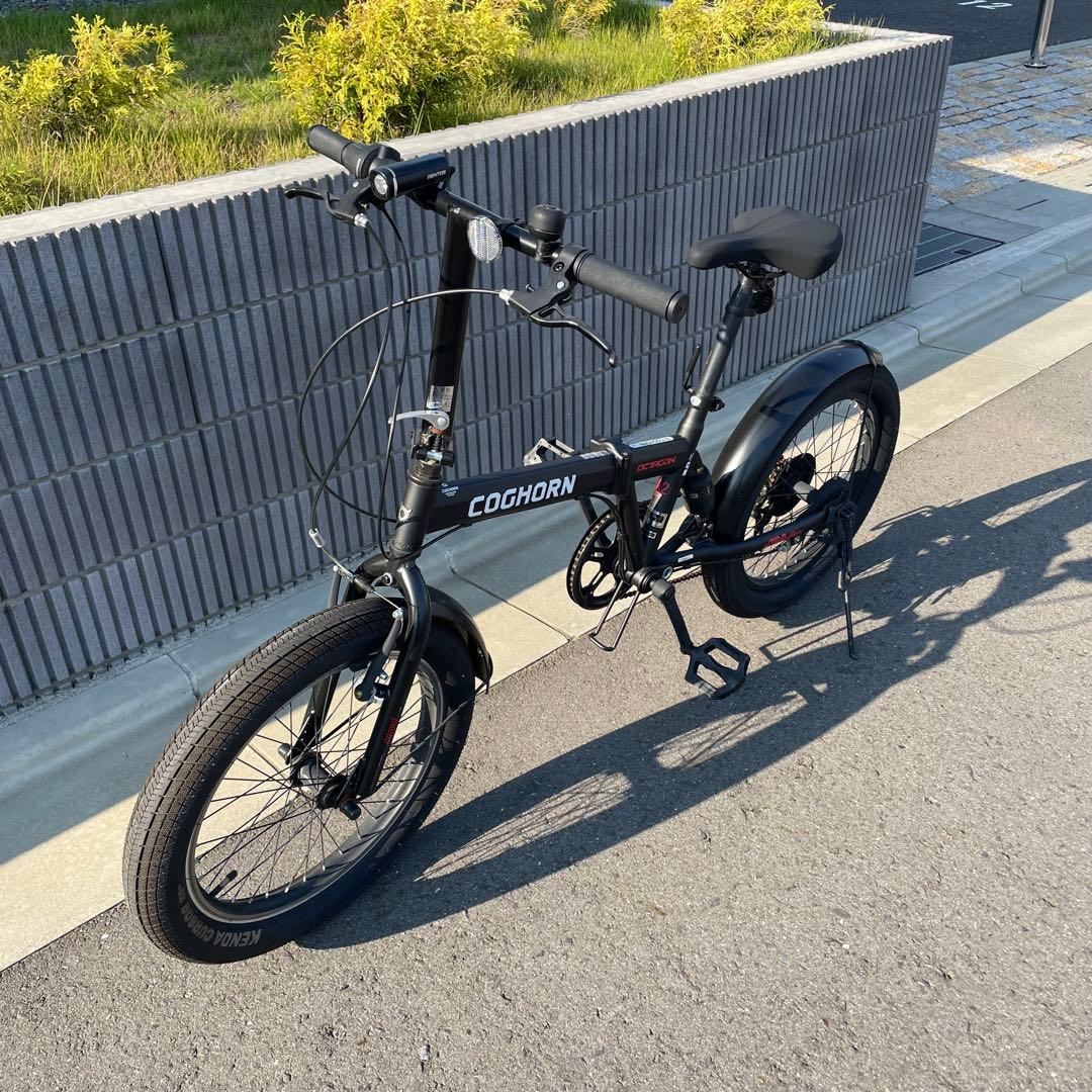 COGHORN コグホーン 折りたたみ自転車 ブラック - メルカリ