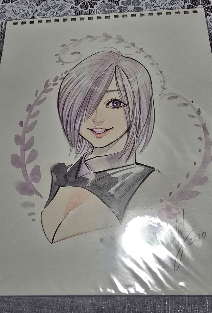 桃桃子（Peach Momoko）先生 FGO マシュ・キリエライト 原画