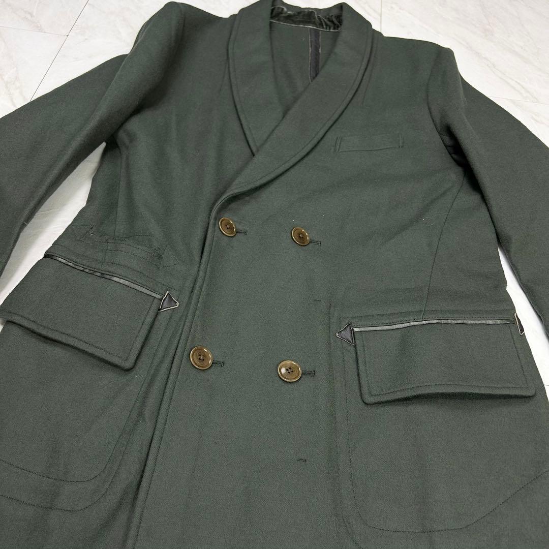 タカヒロミヤシタ ソロイスト SOLOIST チェスターコート ベロア切替