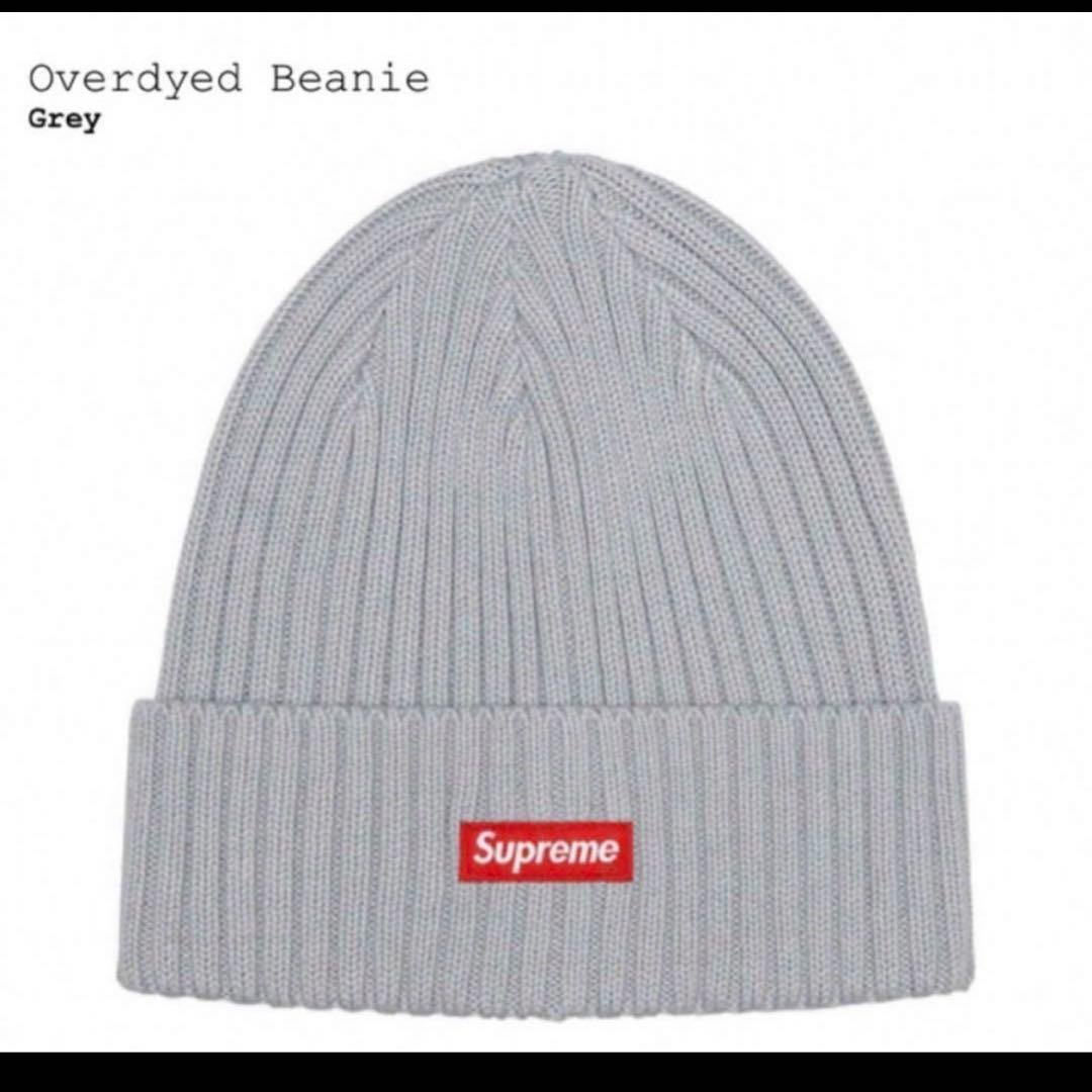 Supreme Overdyed Beanie Gray ニットキャップ グレー - メルカリ
