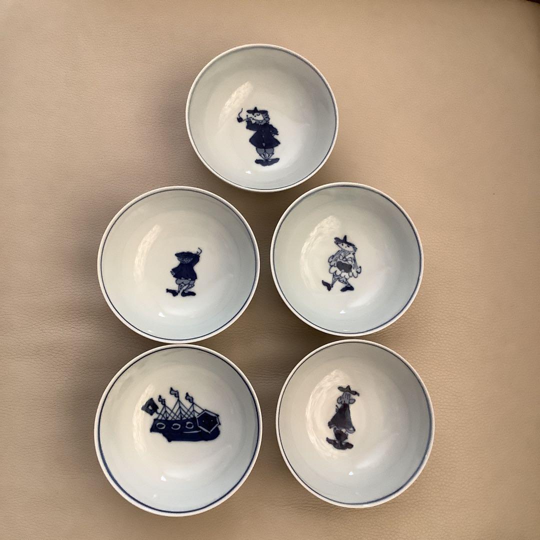 有田焼 青花〉異人 しん窯 取り皿5枚 小鉢 - メルカリ