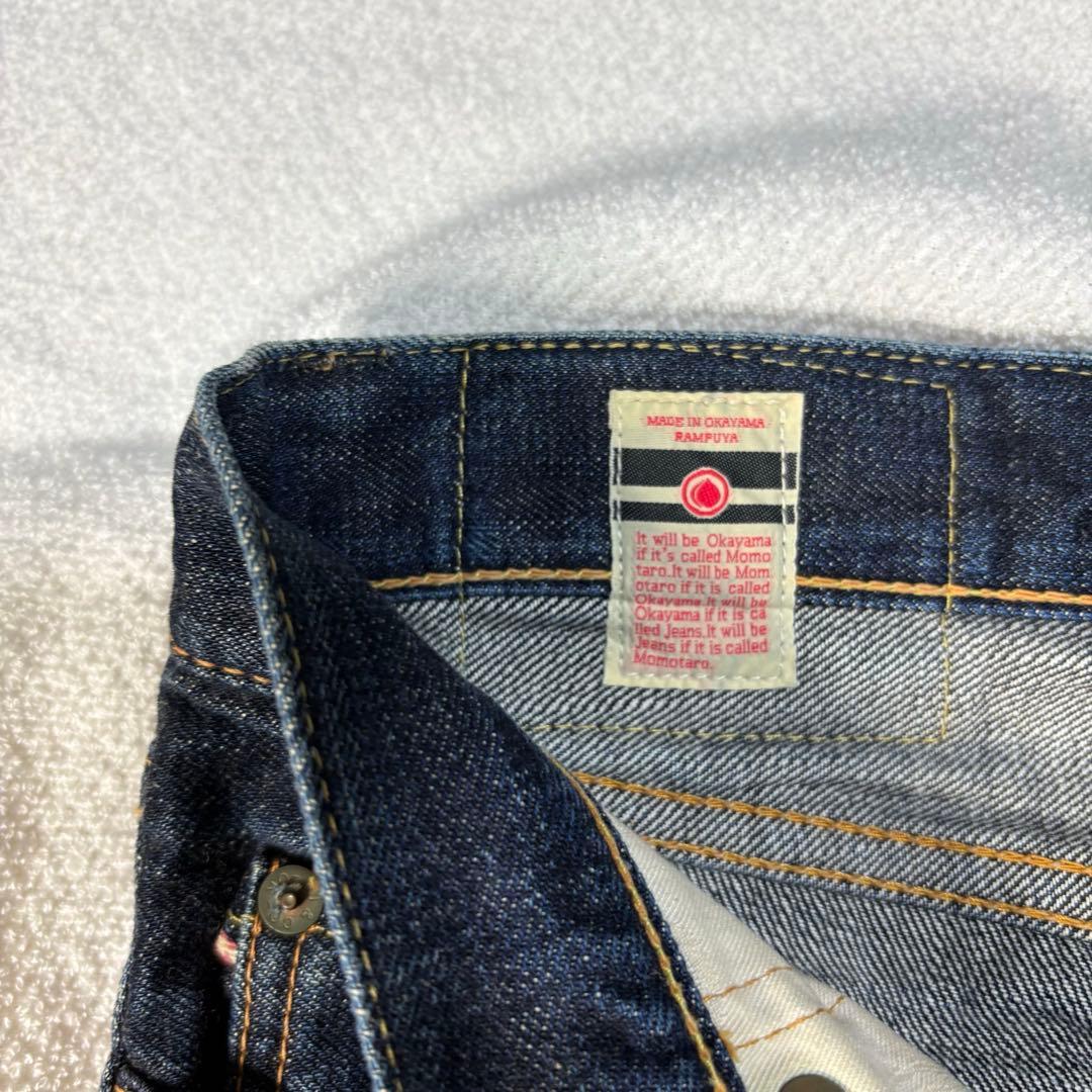 名作】桃太郎ジーンズ 0505SP 出陣ベルカット W29 インディゴ