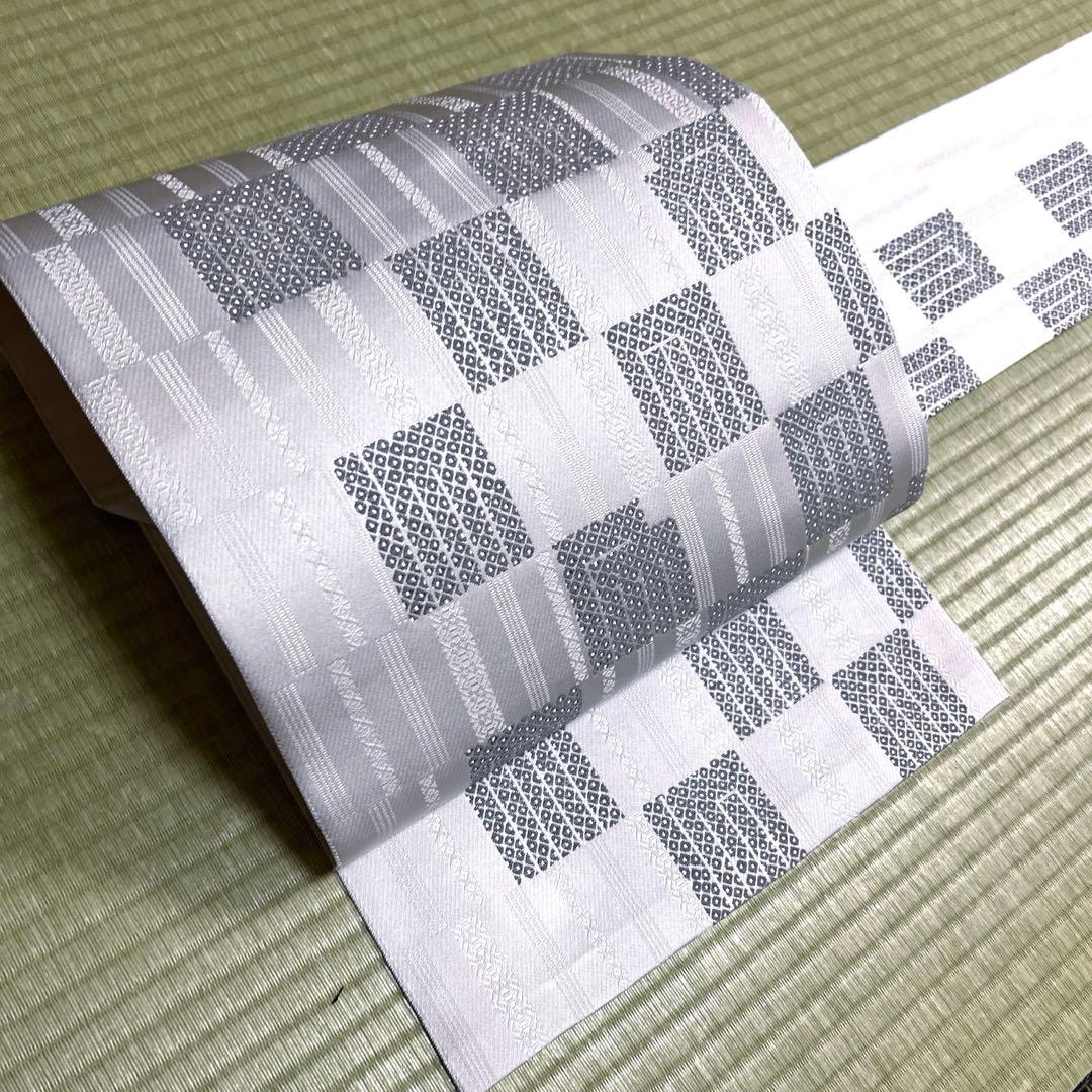 正絹　博多織 名古屋帯《源氏香》