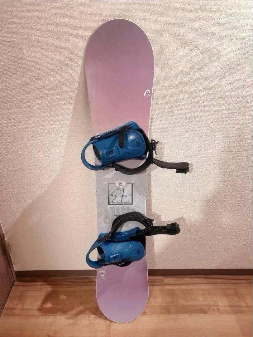 美品】スノーボード HEAD pure 板 靴 カバー付き ブーツ 4点セット