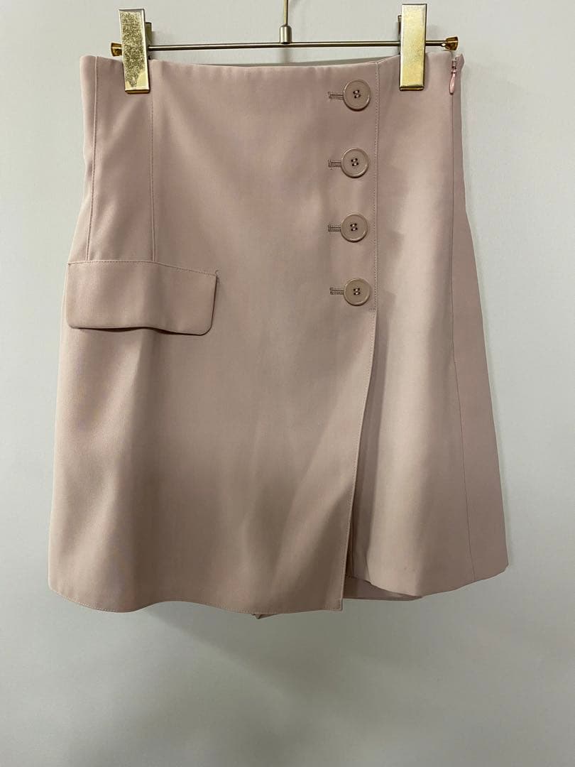 SNIDEL /スナイデル　ハイウエストキュロットショートパンツピンクベージュS SNIDEL/スナイデル]Susハイウエストキュロットショートパンツ（パンツ