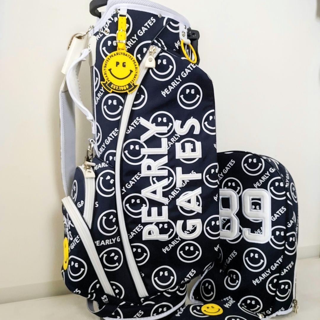 美品】パーリーゲイツ キャディバッグ ヘッドカバー コンプリート